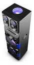 Parlante Portátil Ken Brown Boom 10 Con Bluetooth, Karaoke Y Led, Negro, 40000w Rms, 12v