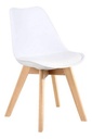 Silla Tulip De Comedor Estructura Color Blanco.