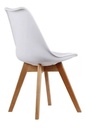 Silla Tulip De Comedor Estructura Color Blanco.