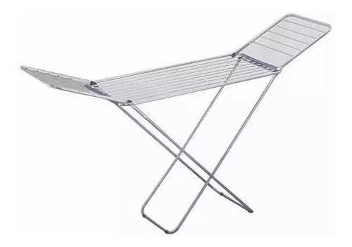 Tender Ropa Pie C/ Alas Reforzado Plegable Grande Aluminio