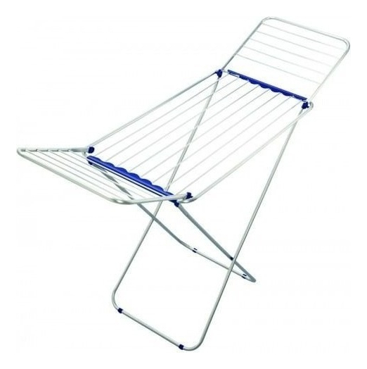 Tender Ropa Pie C/ Alas Reforzado Plegable Grande Aluminio