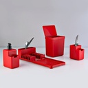 Kit Combo Cocina Escurridor Organizador Jabonera Tacho