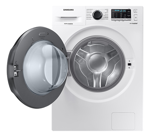 Lavarropas Automático Inverter Samsung Carga Frontal 9.5kg 1400rpm Blanco Ww95aa046bwubg