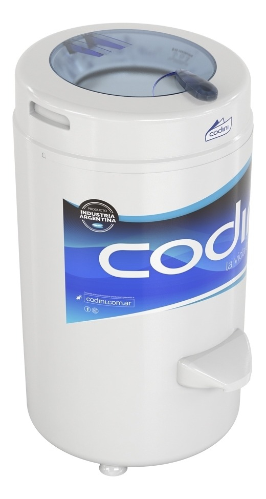 Secarropas Centrífugo Codini Advance 6.1kg 220v Color Blanco