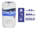 Secarropas Centrífugo Codini Advance 6.1kg 220v Color Blanco