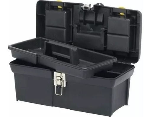 Caja Plastica Con Bandeja Cerraduras Metálicas 318 Mm 13-013
