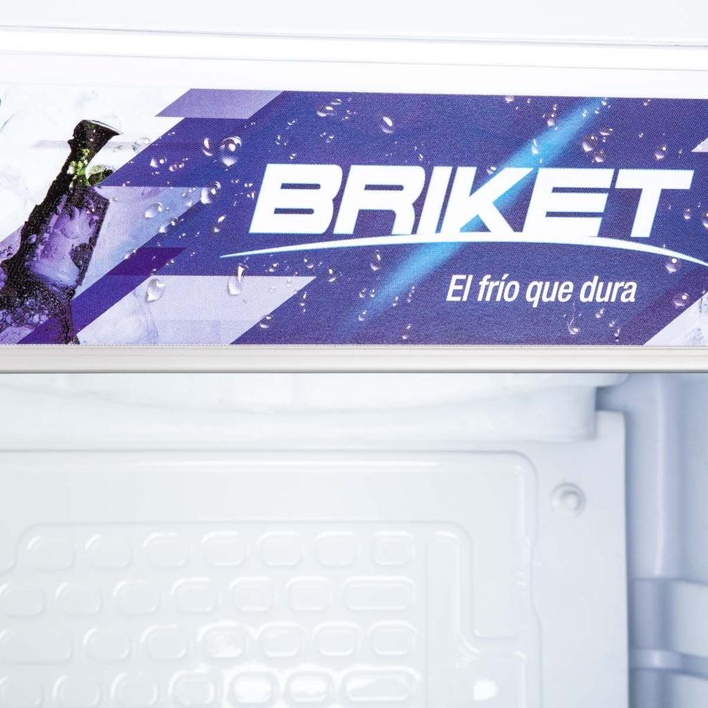 Heladera Exhibidora Briket M4300 Tm Ls Hc A1 417 Lts Color Gris