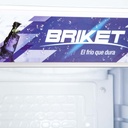 Heladera Exhibidora Briket M4300 Tm Ls Hc A1 417 Lts Color Gris