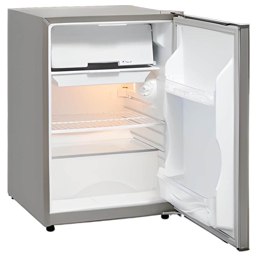 Heladera Bajo Mesada Frigobar Briket Bk1f1020 Color Acero Inox