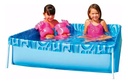 Pileta Estructural Rectangular Morcon Capacidad De 400 Lts Azul Olas