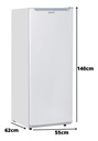 Heladera Briket Bk1f1211 Blanca - Deshielo Manual 290l 