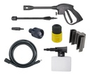 Hidrolavadora Konan 1500w 105 Bares Y Deposito De Detergente Negro 50/60hz