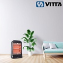Estufa Electrica Vitta Halogena 4 Velas Fija V-533 - 1600w