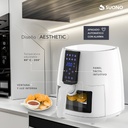 Freidora De Aire Suono Led Digital Air Fryer 3.8 L 1450 W Cp Color Blanco