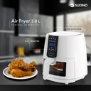 Freidora De Aire Suono Led Digital Air Fryer 3.8 L 1450 W Cp Color Blanco