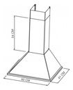 Campana Conica De Cocina Vitta - 60 Cm Acero Plateado