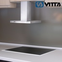 Extractor Campana Isla Slim Vitta S/salida 90x60 Cm Acero