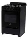Cocina Escorialmaster Gas Natural Con Puerta Con Visor Color Negro