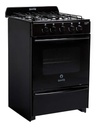Cocina Escorialmaster Gas Natural Con Puerta Con Visor Color Negro