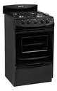 Cocina Escorialcandor Gas Envasado Con Puerta Con Visor Color Negro