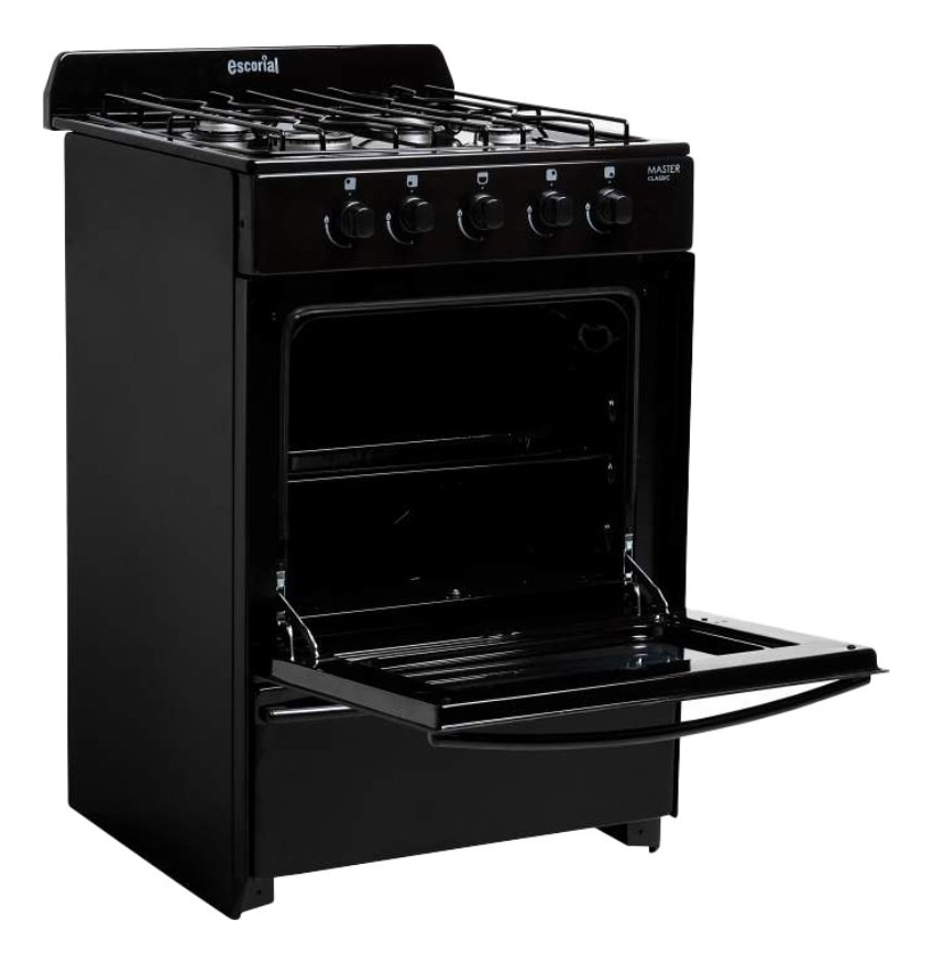 Cocina Escorial Master Classic Gas Envasado 56cm Color Negro