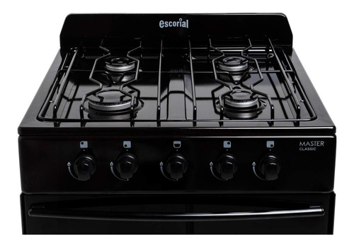 Cocina Escorial Master Classic Gas Envasado 56cm Color Negro