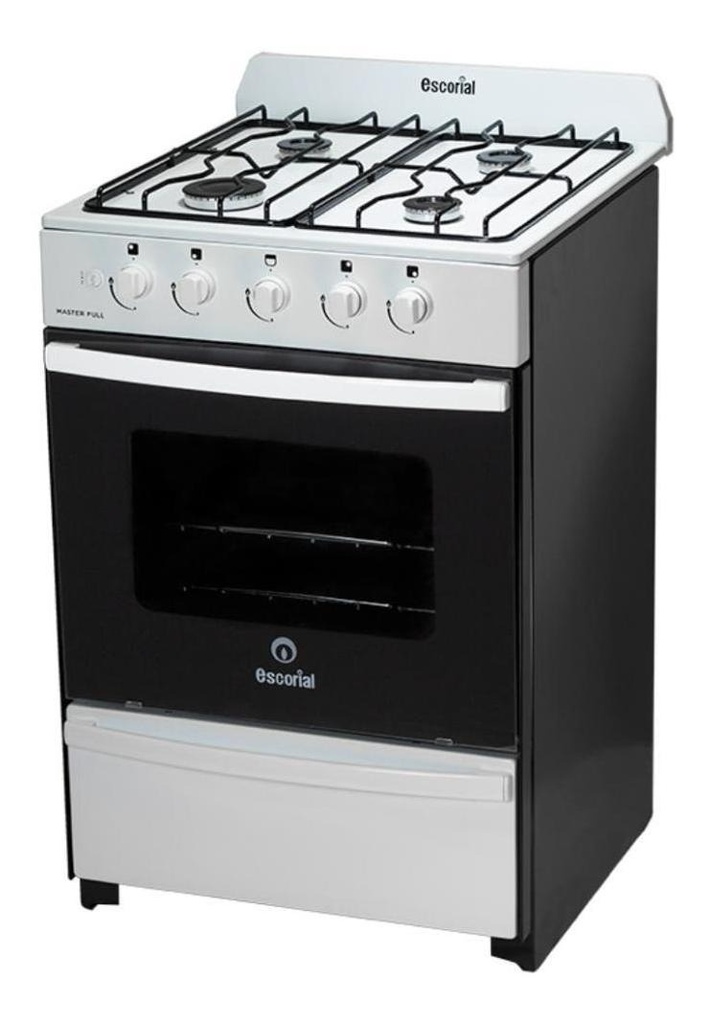 Cocina A Gas Escorial Master Classic S2 56cm Blanca