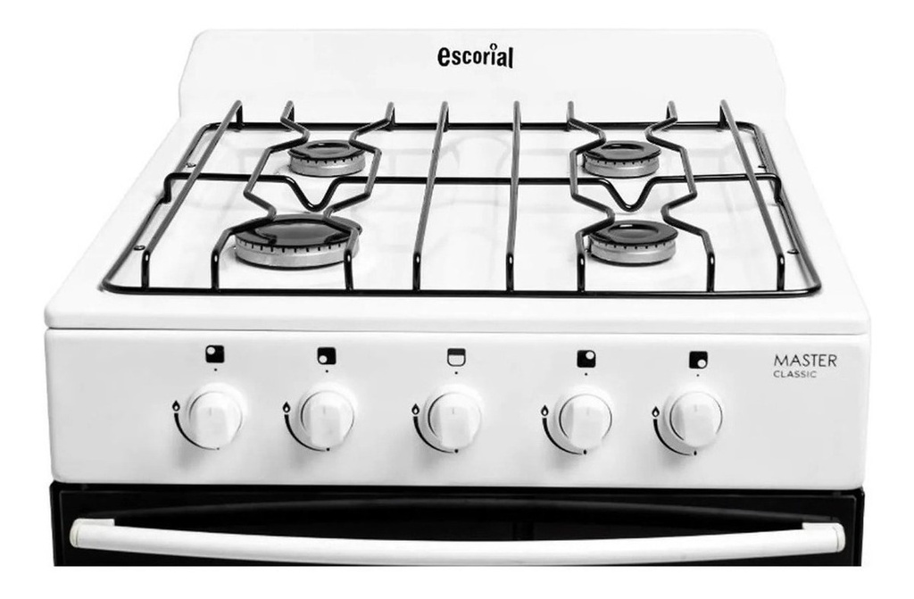 Cocina A Gas Escorial Master Classic S2 56cm Blanca