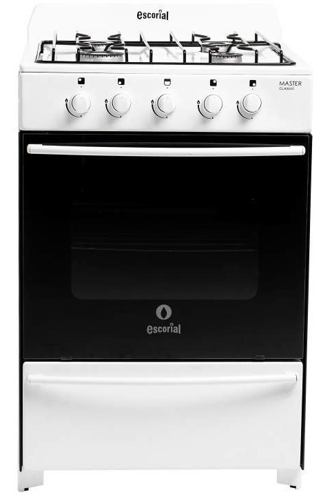 Cocina A Gas Escorial Master Classic S2 56cm Blanca