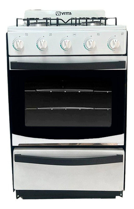 Cocina Vitta Con Parrilla - 4 Hornallas Gas Envasado