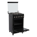 Cocina Eléctrica Kanji Kjh-ekb001v 50cm Grill Color Negro