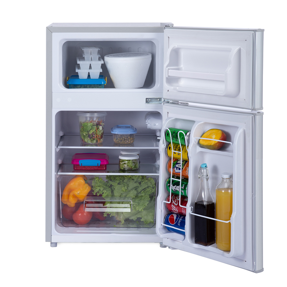 Heladera Con Freezer Telefunken 110l Gris + Accesorios