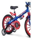 Bicicleta Infantil Nathor R16 Capitán América Canasto
