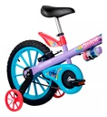 Bicicleta Infantil Nathor R16 Disney Stitch Canasto