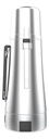 Termo Electrico Peabody Eta1001s A.inox 1l Mate Bombilla P1 Plateado Silver