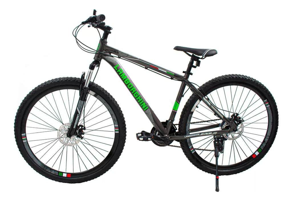 Bicicleta Lamborghini Shimano R29 M47l Gris/verde