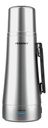 Termo Electrico Peabody Eta1001s A.inox 1l Mate Bombilla P1 Plateado Silver