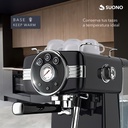 Cafetera Espresso Vintage Suono Negro Espumador
