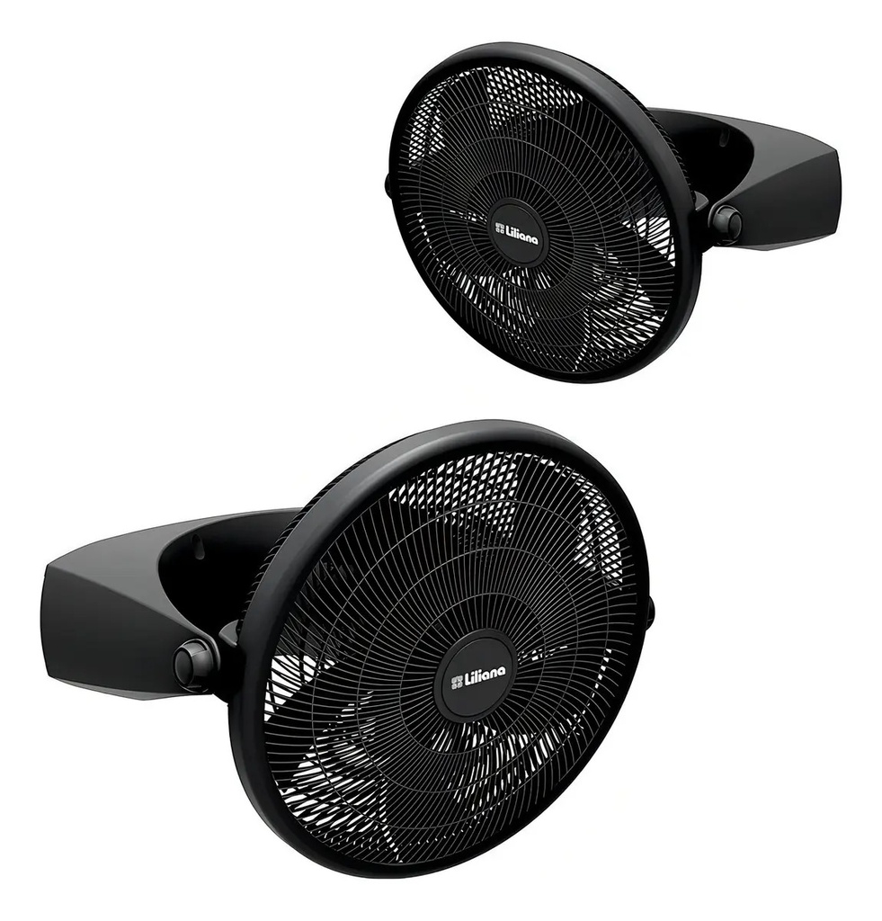Turboventilador Reclinable Liliana Vtf20p Silencioso 3 Velocidades Negro 20''