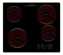 Anafe Vitrocerámicos Cuadruple Kanji Negro Kjb-eh4gl001