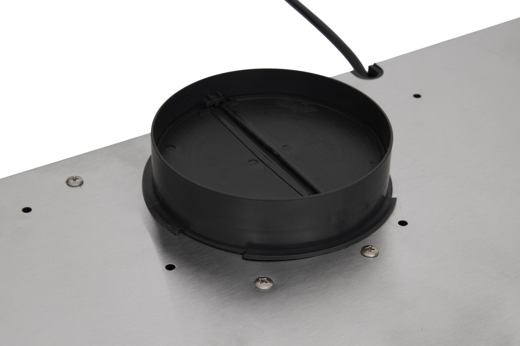 Extractor Purificador De Cocina Led Kanji Con Y Sin Salida