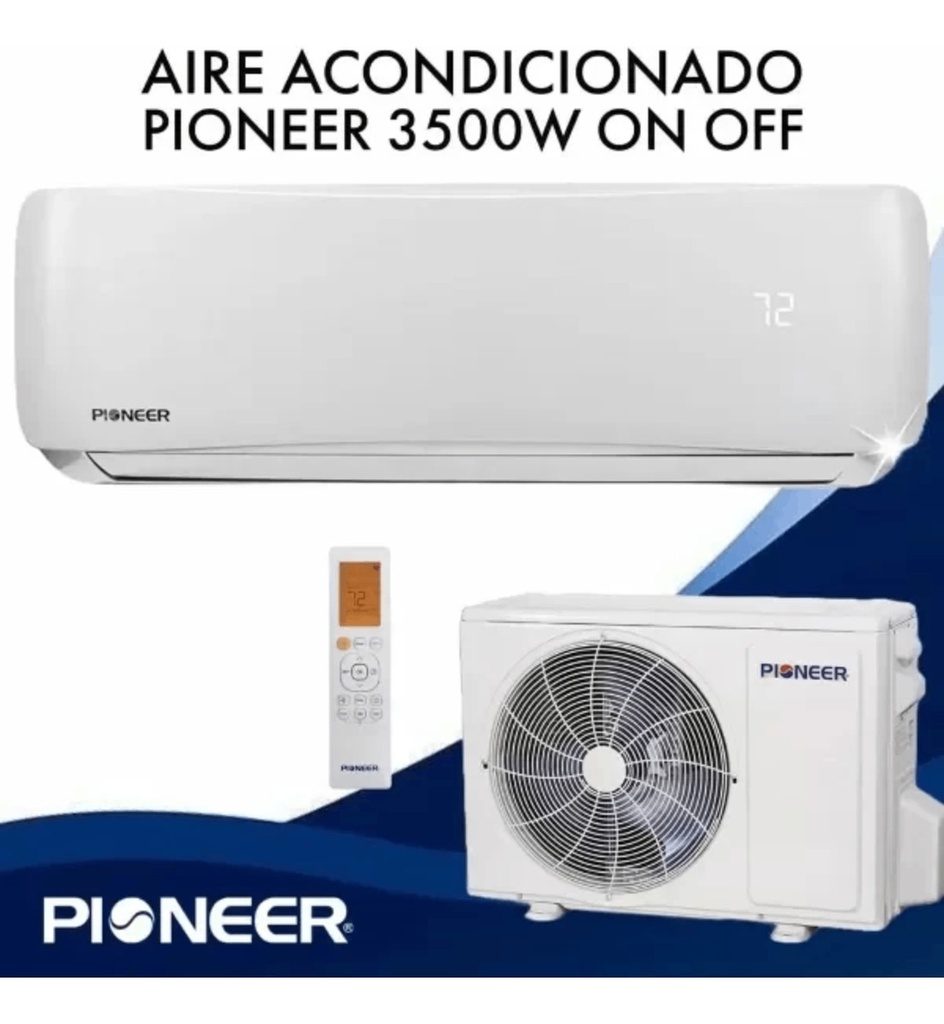 Aire Acondicionado Pioneer Split Frío/calor Blanco 220v