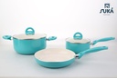 Set Cocina Revestida En Ceramica Antiadherente - Cacerola