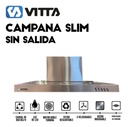 Campana Vitta Slim 3vel 90cm Sin Salida - Acero Inoxidable Plateado