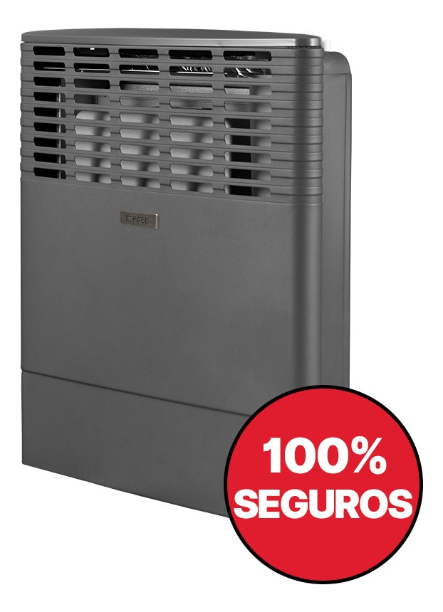 Calefactor Eskabe M3 Tb3 P 2900 Calorias A Gas Tiro Balancea Color Gris Oscuro