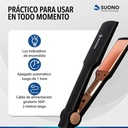 Planchita De Pelo Suono Snpe-1102 Revestimiento Ceramica Negro