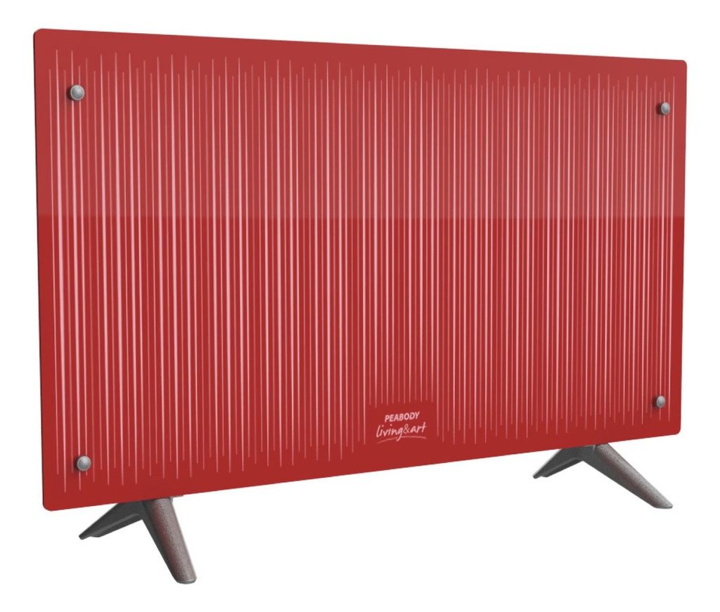 Vitroconvector Plano Peabody 2000w Pe-vc20rr Rojo