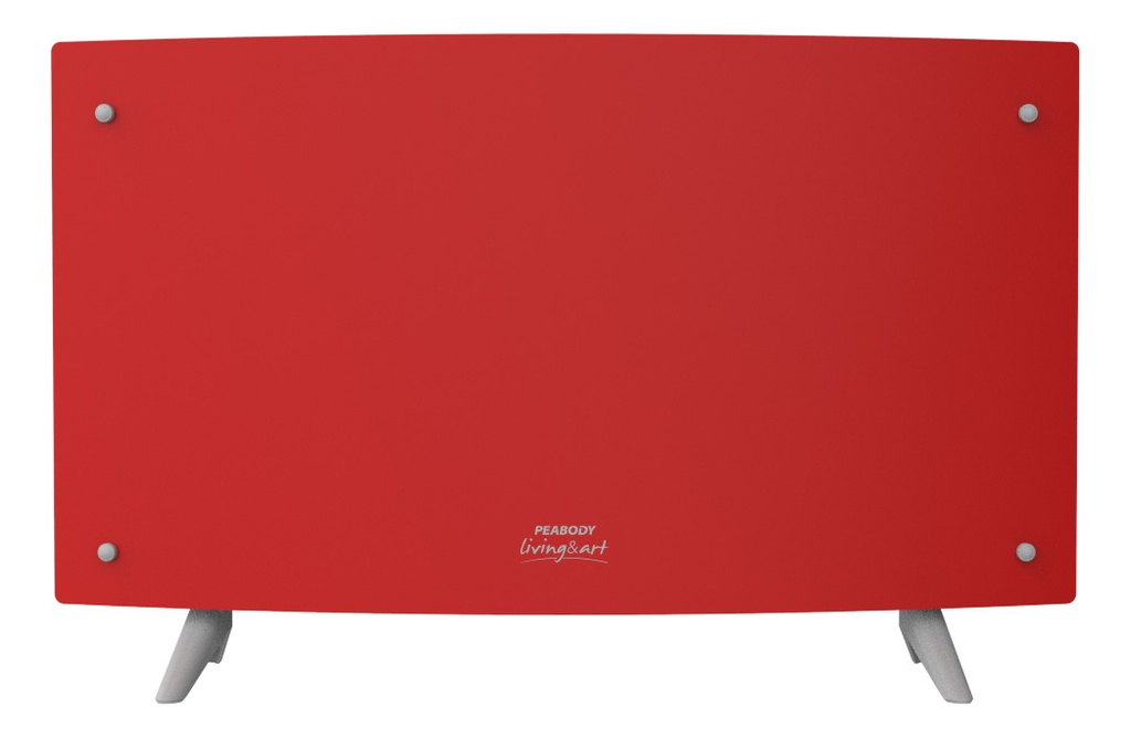 Panel Calefactor Eléctrico Peabody Pe-vqm20 Rojo 220v P2