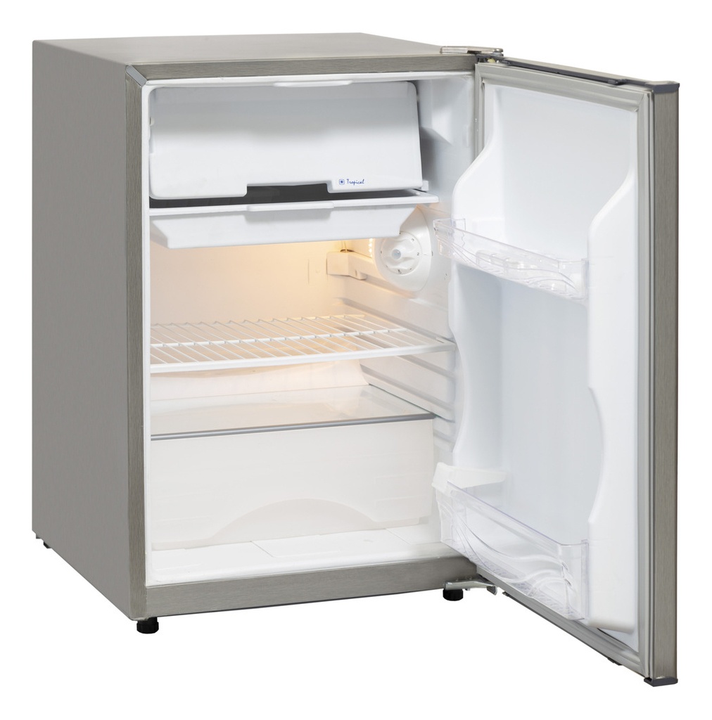 Heladera Bajo Mesada Frigobar Briket Bk1f1020 Color Acero Inox