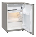 Heladera Bajo Mesada Frigobar Briket Bk1f1020 Color Acero Inox